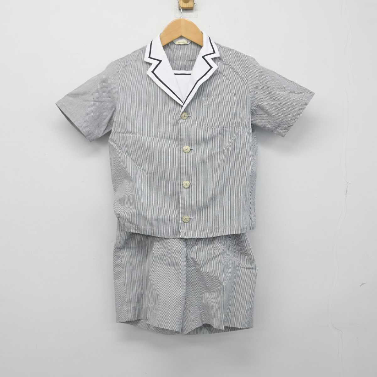 【中古】高知県 リンデンホールスクール小学部 男子制服 3点（シャツ・ズボン）sf032964