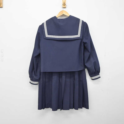 【中古】静岡県 浜松市立三ヶ日中学校 女子制服 3点（セーラー服・スカート）sf032983