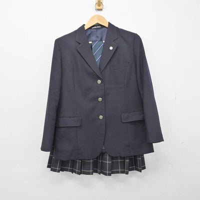 【中古】東京都 南平高等学校 女子制服 4点（ブレザー・スカート）sf032994