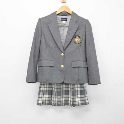 【中古】東京都 立志舎高等学校 女子制服 2点（ブレザー・スカート）sf032995