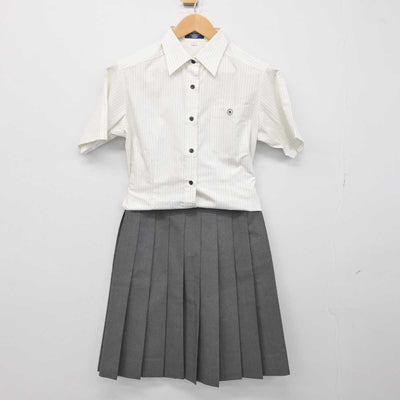 【中古】宮城県 東北生活文化大学高等学校 女子制服 2点（シャツ・スカート）sf033003