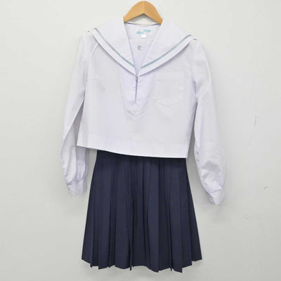 【中古】愛知県 知立高等学校 女子制服 2点（セーラー服・スカート）sf033025