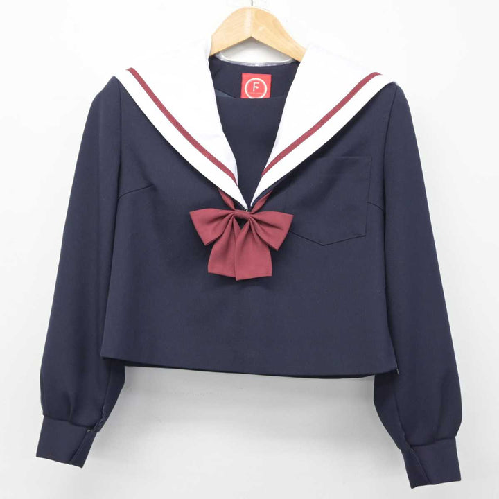 【中古】愛知県 稲沢市立治郎丸中学校 女子制服 2点（セーラー服・スカート）sf033035 | 中古制服通販パレイド