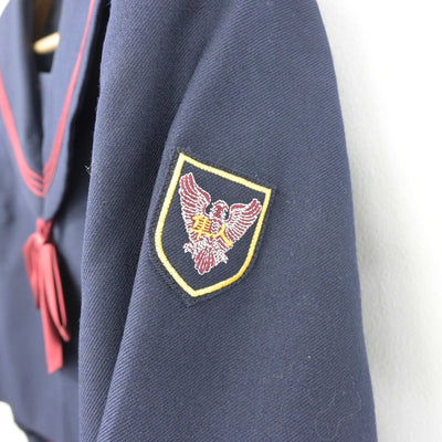 【中古】神奈川県 横浜隼人高等学校 女子制服 3点（セーラー服・スカート）sf033045