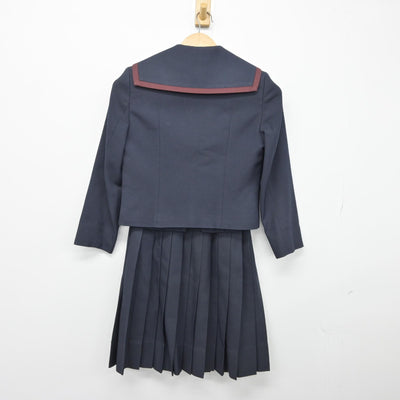 【中古】大阪府 履正社高等学校 女子制服 3点（セーラー服・スカート）sf033049