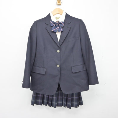 【中古】奈良県 飛鳥未来高等学校 女子制服 5点（ブレザー・ニット・シャツ・スカート）sf033053