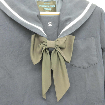 【中古】愛知県 安城高等学校 女子制服 3点（セーラー服・スカート）sf033056