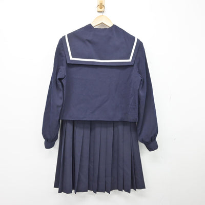 【中古】愛知県 安城高等学校 女子制服 3点（セーラー服・スカート）sf033056