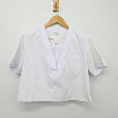 【中古】愛知県 安城高等学校 女子制服 2点（セーラー服・スカート）sf033057