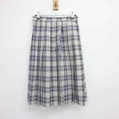 【中古】北海道 手稲高等学校 女子制服 2点（ニットベスト・スカート）sf033059