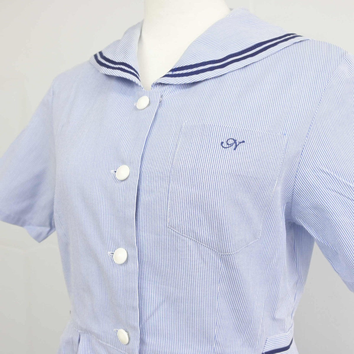 【中古】福岡県 中村学園女子中学校 女子制服 1点（ジャンパースカート）sf033074