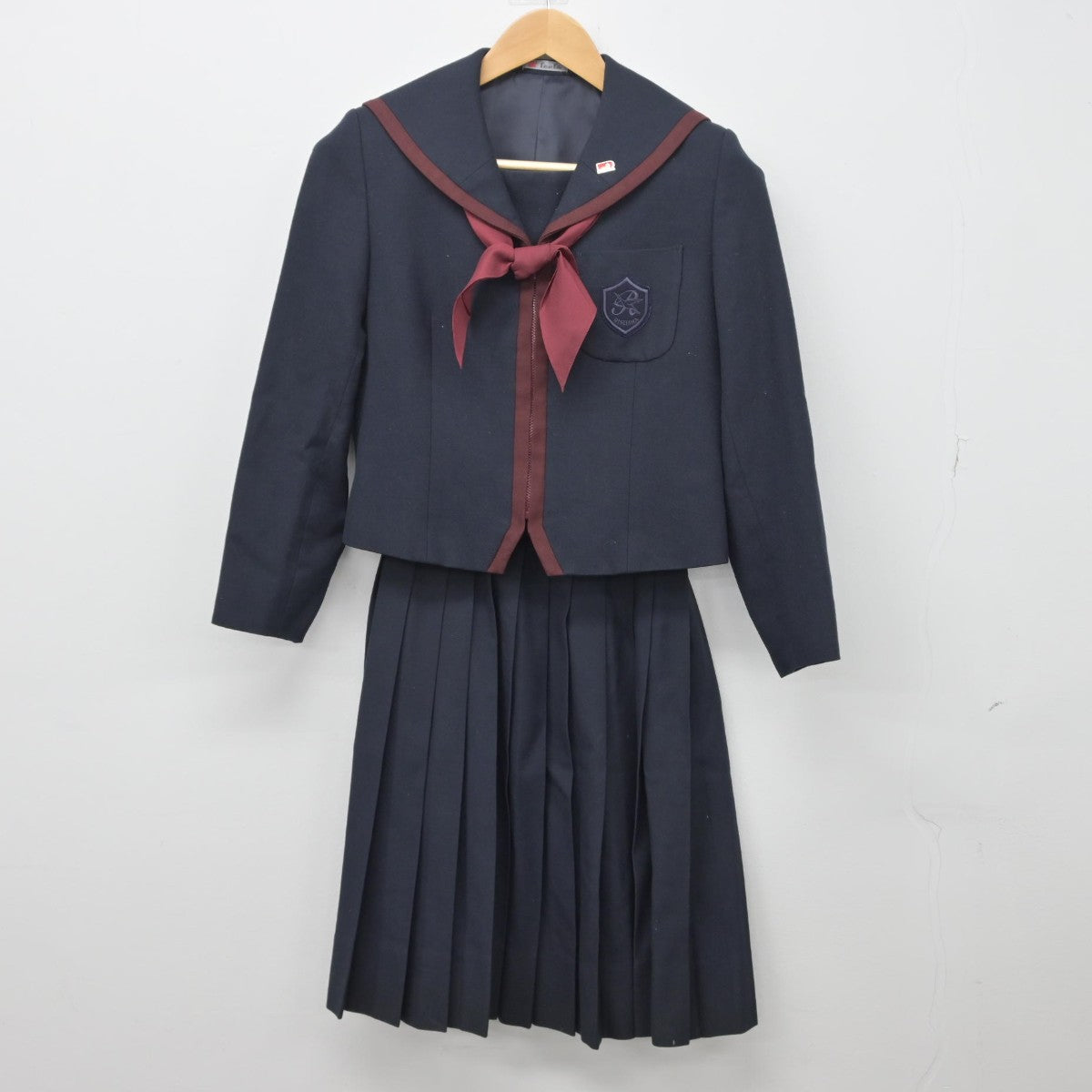 【中古】大阪府 履正社中学校高等学校 女子制服 4点（ブレザー・スカート）sf033097