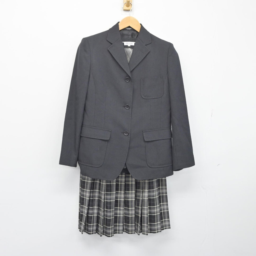 【中古】兵庫県 神戸龍谷高等学校 女子制服 4点（ブレザー・ニット・スカート）sf033099 | 中古制服通販パレイド