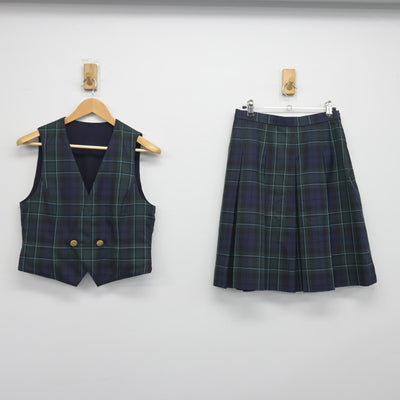 【中古】埼玉県 山村国際高等学校 女子制服 4点（ブレザー・ベスト・スカート）sf033102