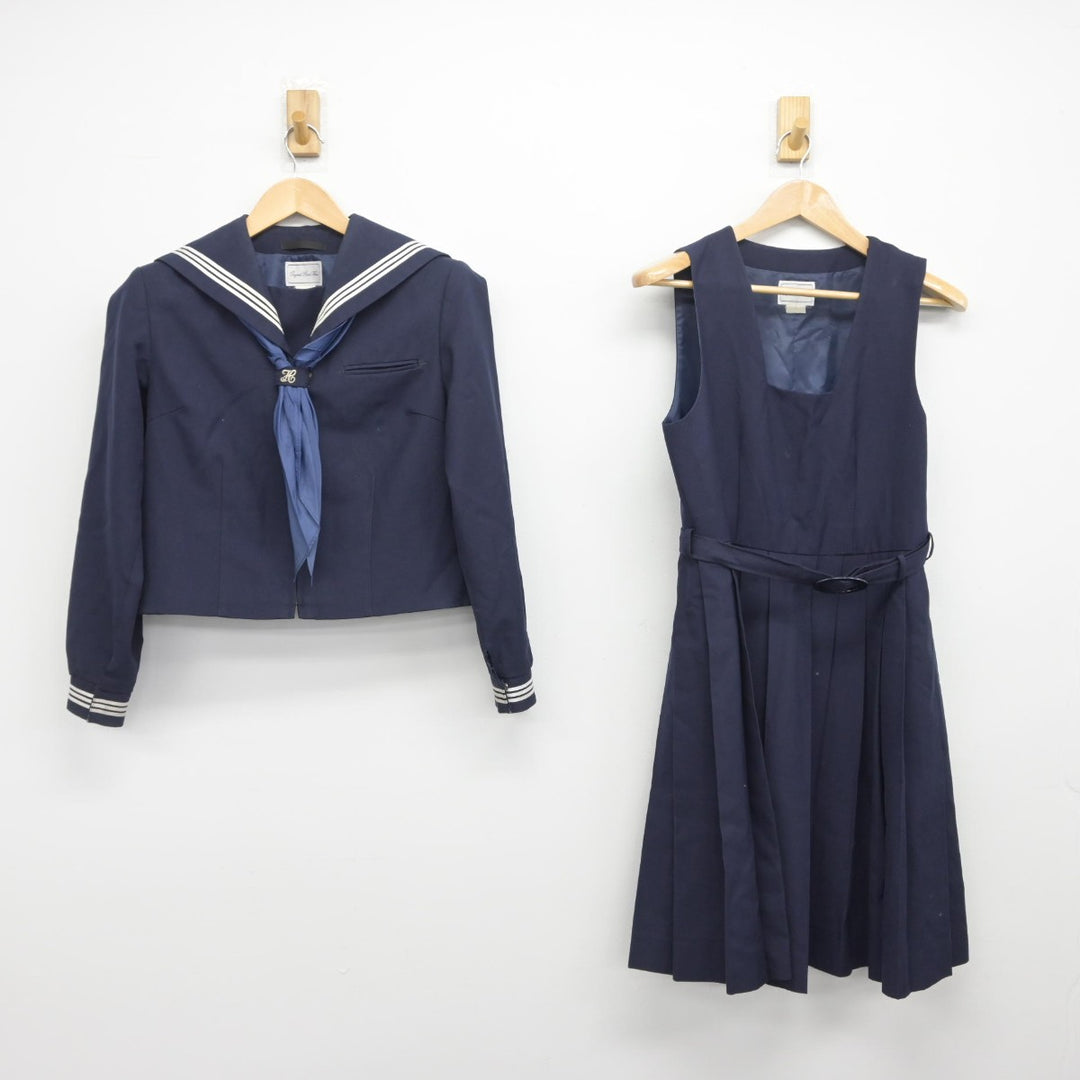 【中古】東京都 文京区立第六中学校 女子制服 4点（セーラー服・スカート・ジャンパースカート）sf033114 | 中古制服通販パレイド