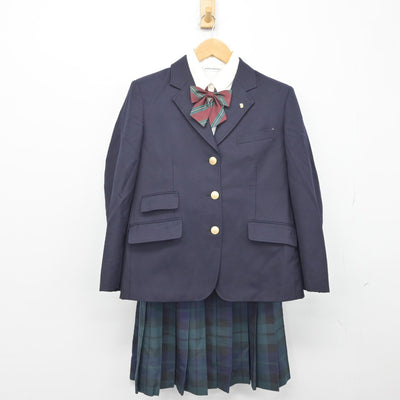 【中古】埼玉県 獨協埼玉中学高等学校 女子制服 5点（ブレザー・シャツ・スカート）sf033127