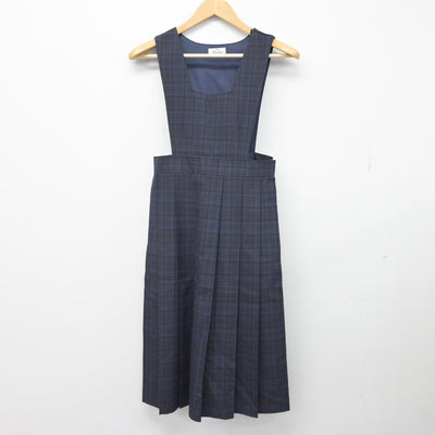 【中古】福岡県 多々良中央中学校 女子制服 1点（ジャンパースカート）sf033140