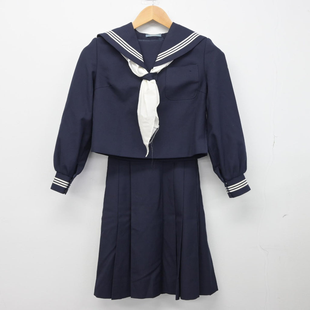 【中古】宮城県 築館中学校 女子制服 3点（セーラー服・スカート）sf033148 | 中古制服通販パレイド