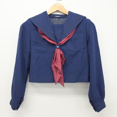 【中古】北海道 滝川西高等学校 女子制服 2点（セーラー服）sf033151