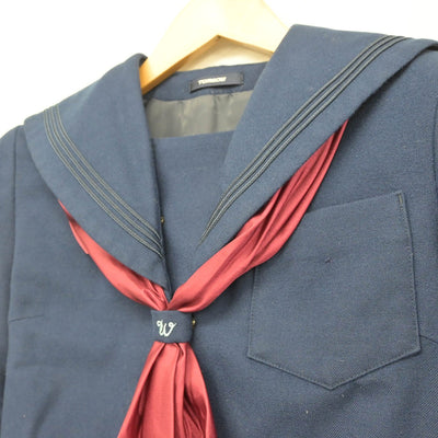 【中古】北海道 滝川西高等学校 女子制服 2点（セーラー服）sf033151