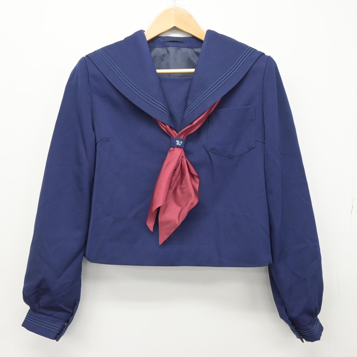 【中古】北海道 滝川西高等学校 女子制服 1点（セーラー服）sf033152