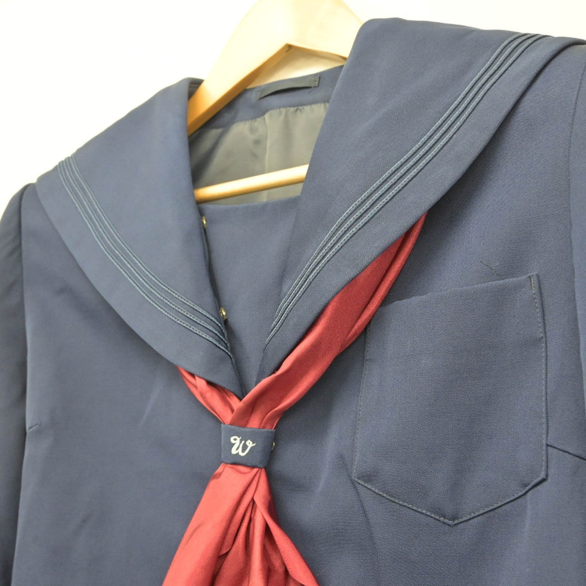 【中古】北海道 滝川西高等学校 女子制服 1点（セーラー服）sf033152