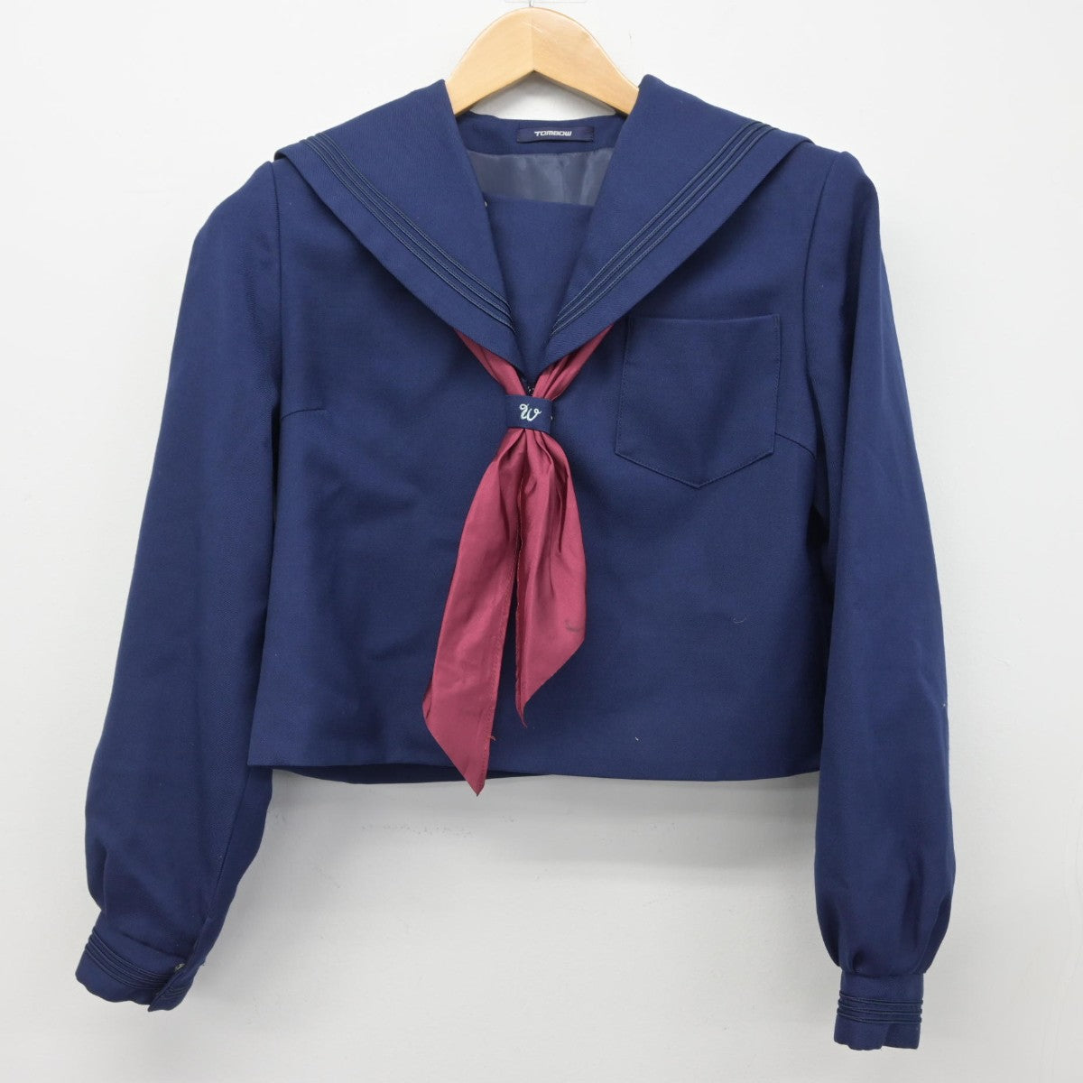 【中古】北海道 滝川西高等学校 女子制服 2点（セーラー服）sf033153