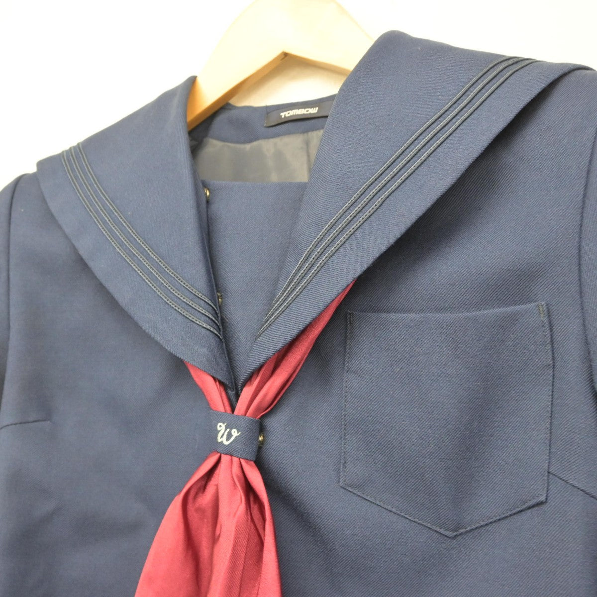 【中古】北海道 滝川西高等学校 女子制服 2点（セーラー服）sf033153