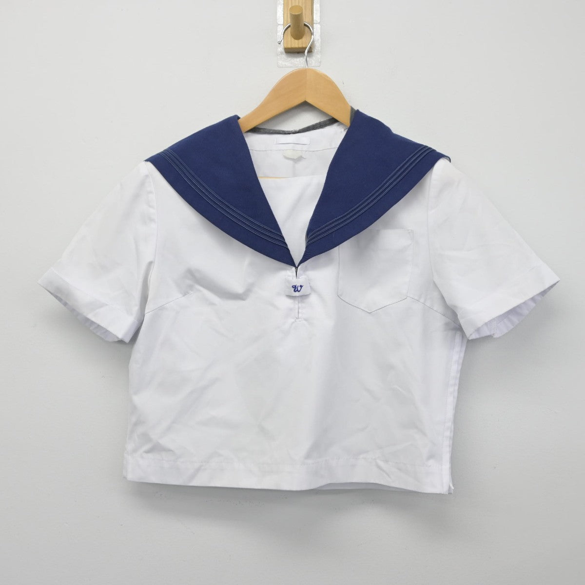 【中古】北海道 滝川西高等学校 女子制服 2点（セーラー服・スカート）sf033160