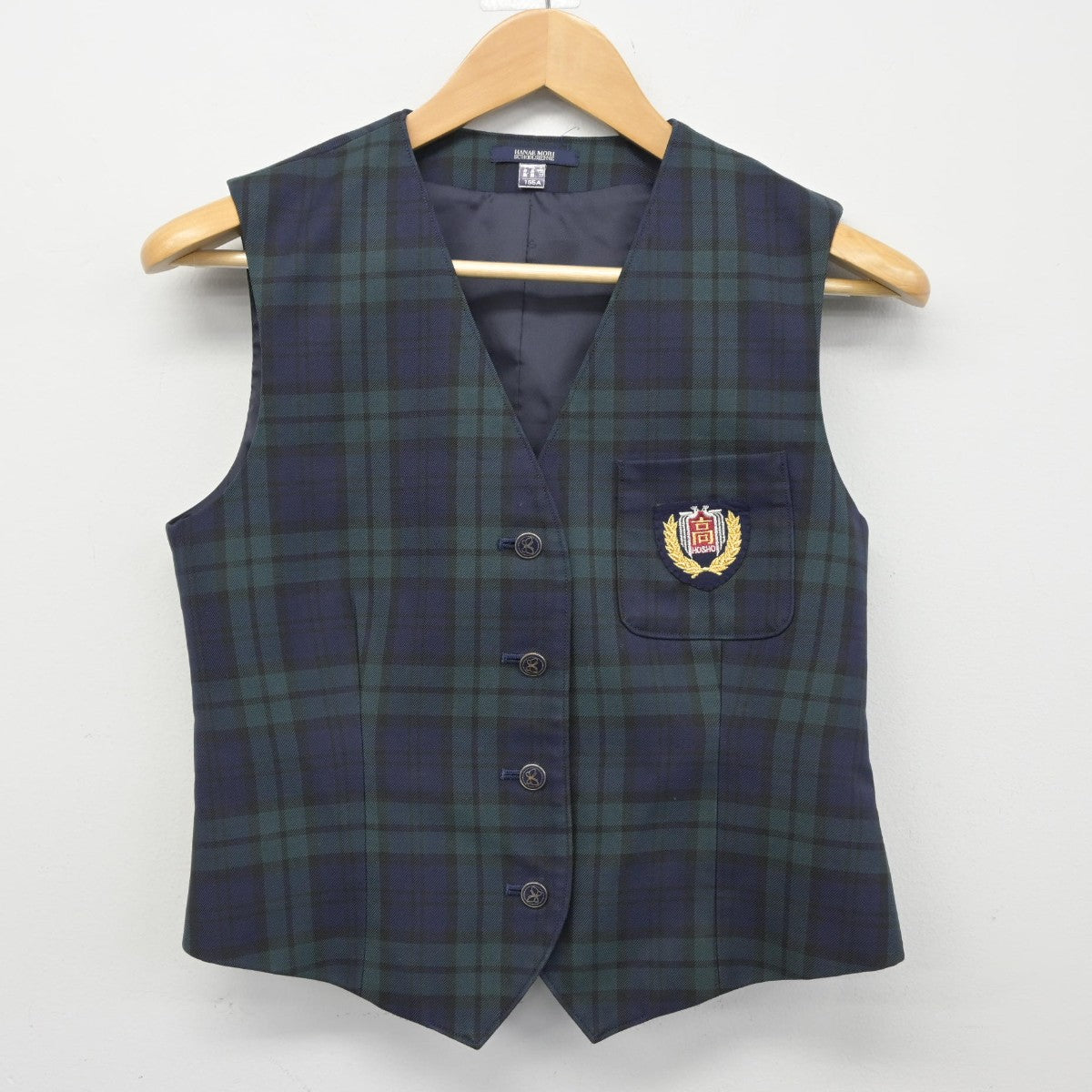 【中古】宮崎県 鵬翔高等学校 女子制服 2点（ブレザー・ベスト）sf033164