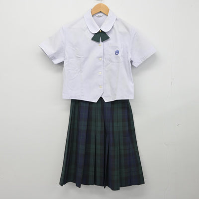 【中古】宮崎県 鵬翔高等学校 女子制服 4点（シャツ・スカート）sf033165