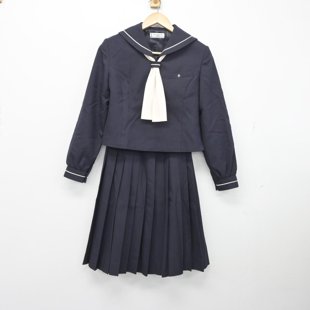 【中古】愛知県 修文学院高等学校 女子制服 4点（セーラー服・スカート）sf033172