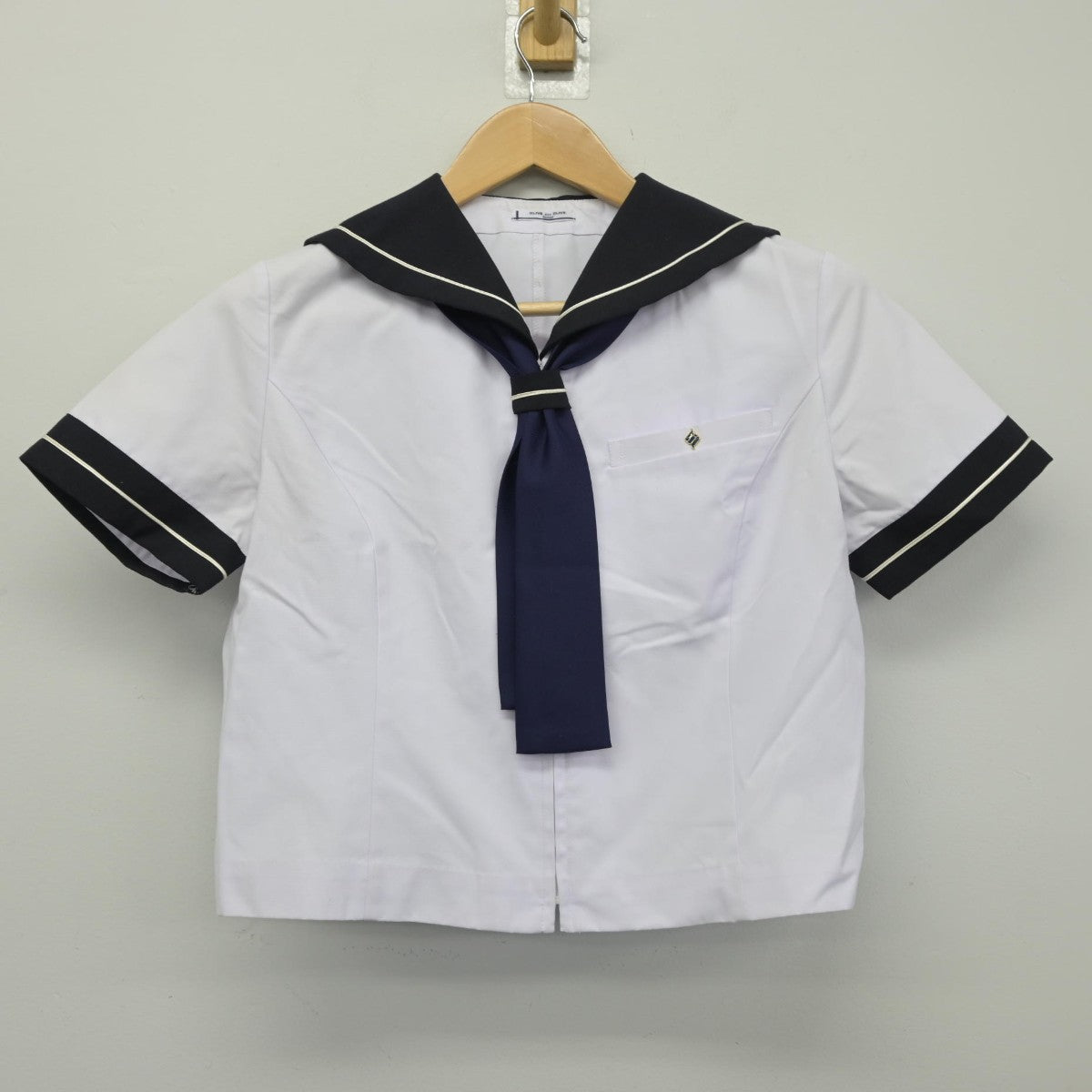 【中古】愛知県 修文学院高等学校 女子制服 7点（セーラー服・スカート）sf033173