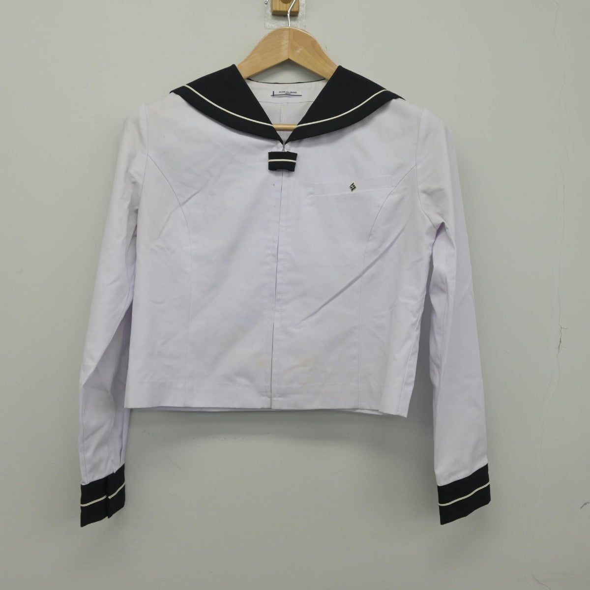 【中古】愛知県 修文学院高等学校 女子制服 3点（セーラー服・ニット）sf033174