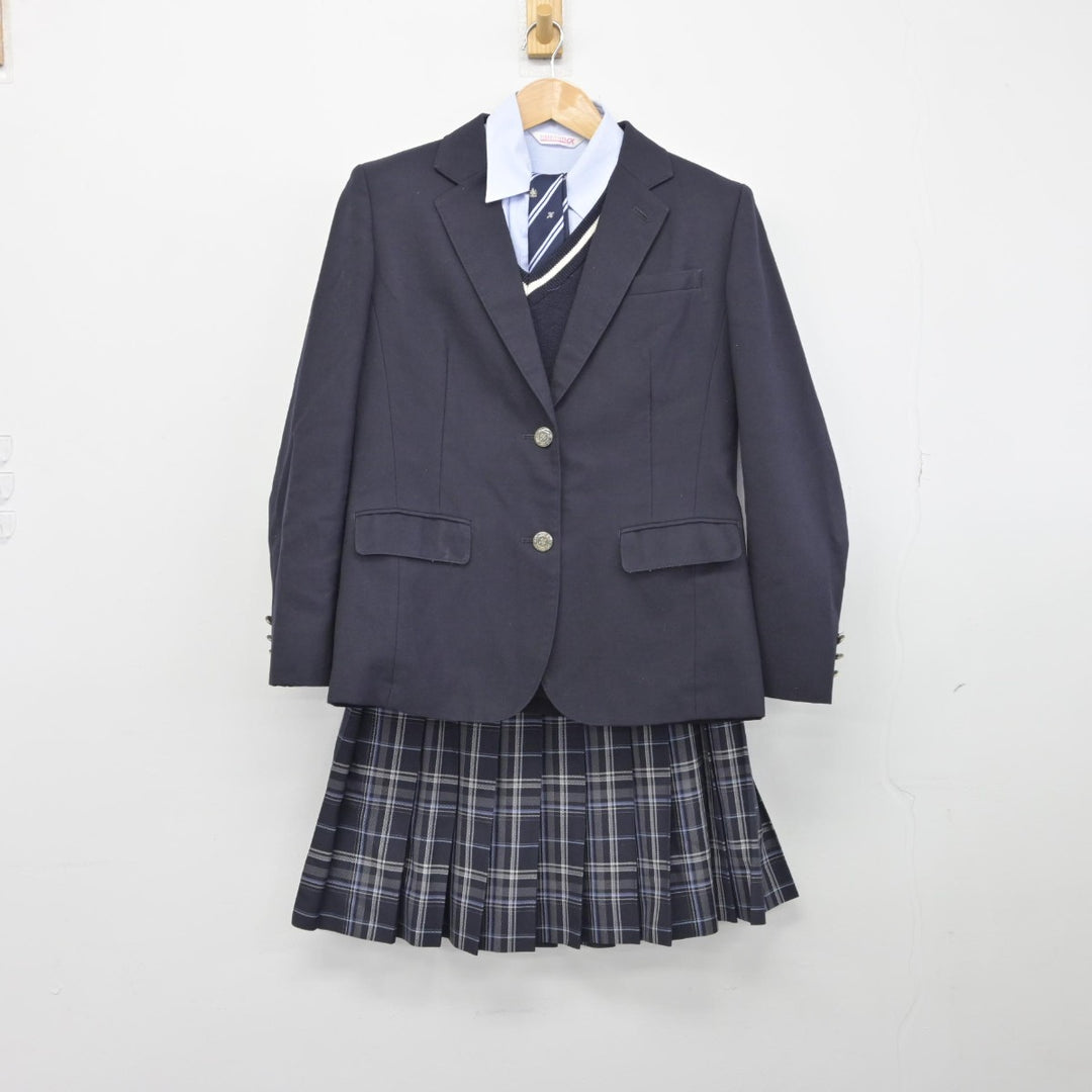 【中古】山梨県 甲府東高等学校 女子制服 7点（ブレザー・ニット・シャツ・スカート）sf033180 | 中古制服通販パレイド