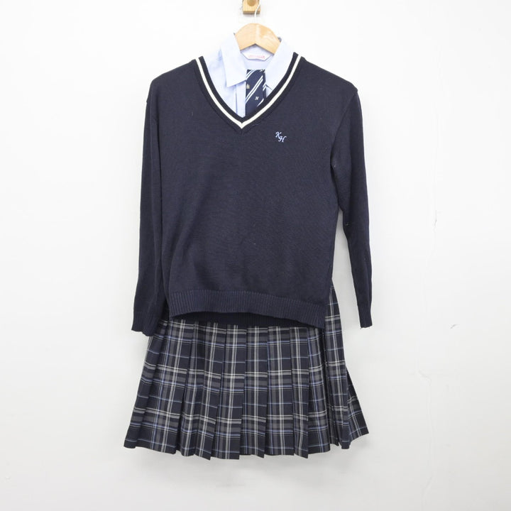 【中古】山梨県 甲府東高等学校 女子制服 7点（ブレザー・ニット・シャツ・スカート）sf033180 | 中古制服通販パレイド