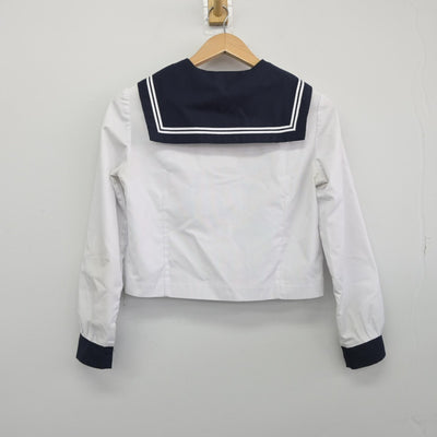 【中古】北海道 安平町立追分中学校 女子制服 3点（セーラー服）sf033196