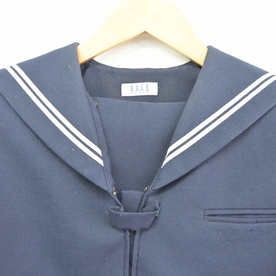 【中古】北海道 安平町立追分中学校 女子制服 1点（セーラー服）sf033197