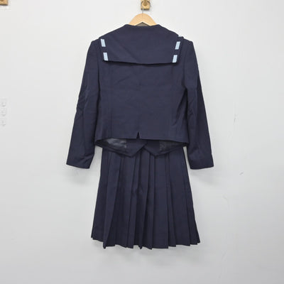 【中古】長崎県 長崎女子高等学校 女子制服 2点（セーラー服・スカート）sf033198