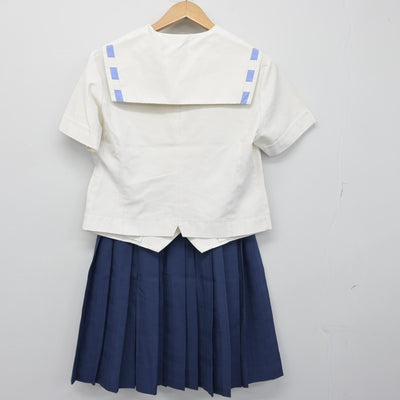 【中古】長崎県 長崎女子高等学校 女子制服 2点（セーラー服・スカート）sf033199