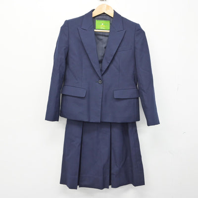 【中古】福岡県 福岡中央高等学校 女子制服 2点（ブレザー・スカート）sf033200