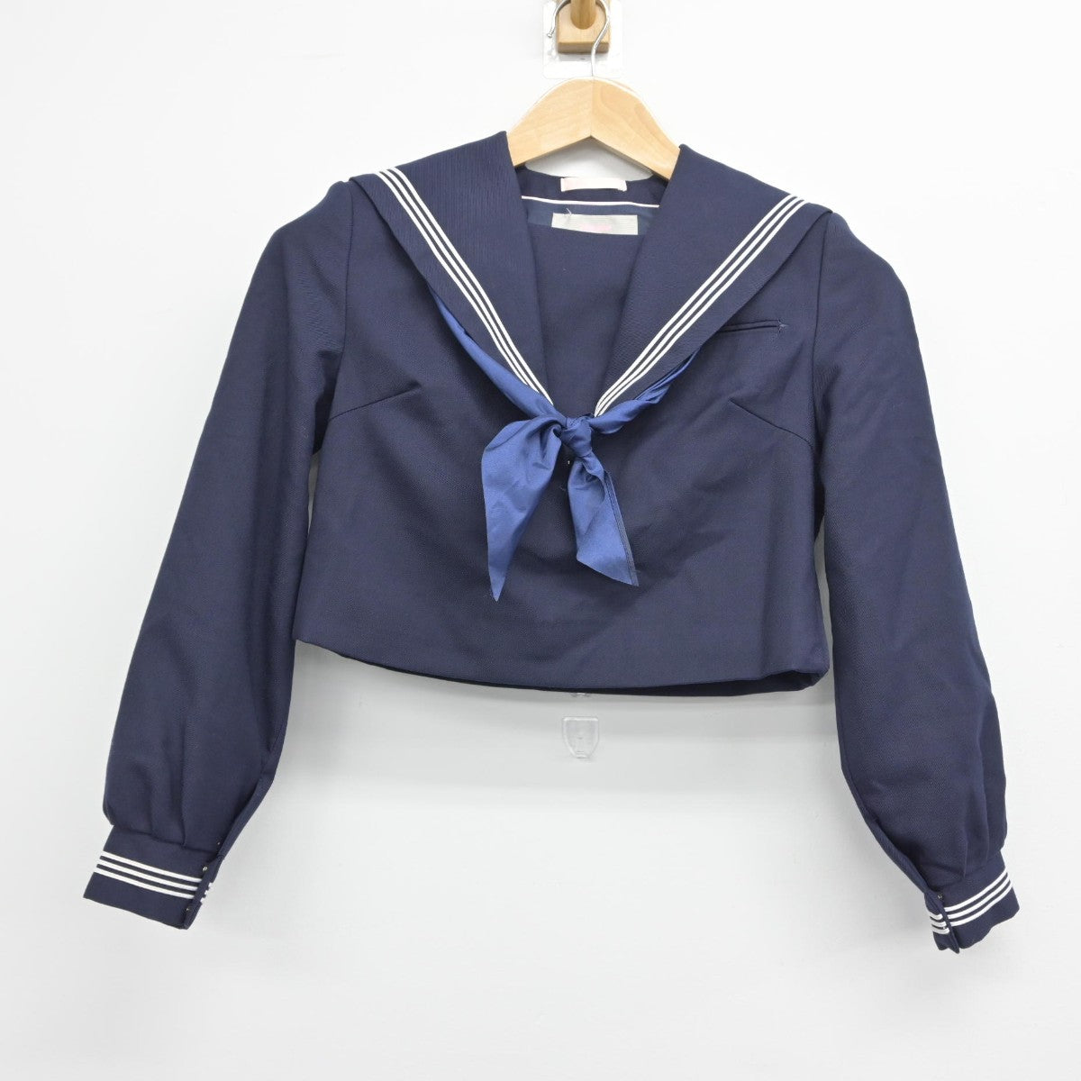 中古】福岡県 福岡中央高等学校 女子制服 3点（セーラー服・ジャンパースカート）sf033201 | 中古制服通販パレイド