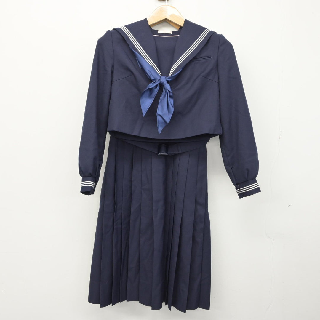 【中古】福岡県 福岡中央高等学校 女子制服 3点（セーラー服・ジャンパースカート）sf033202 | 中古制服通販パレイド