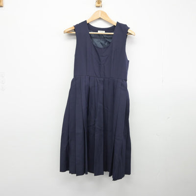 【中古】熊本県 熊本市立東野中学校 女子制服 3点（セーラー服・ジャンパースカート）sf033204