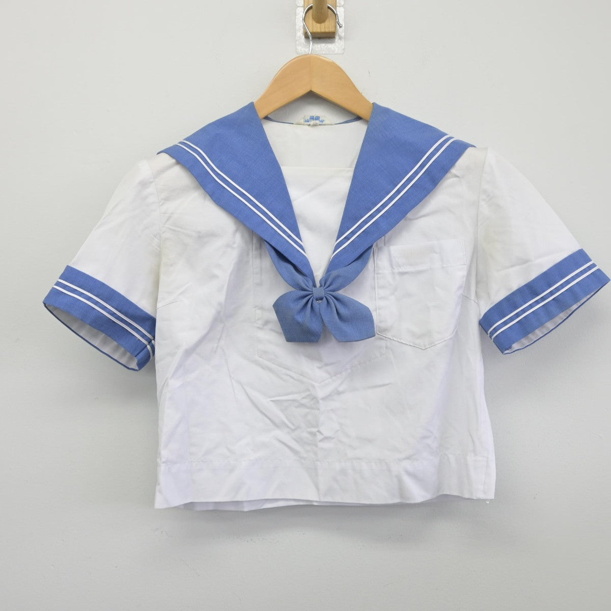 【中古】熊本県 熊本市立東野中学校 女子制服 2点（セーラー服）sf033208