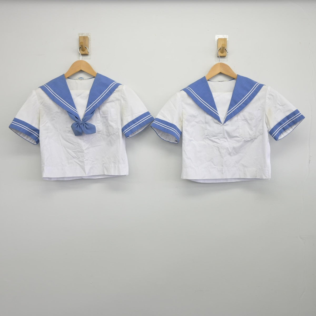 【中古】熊本県 熊本市立東野中学校 女子制服 2点（セーラー服）sf033208