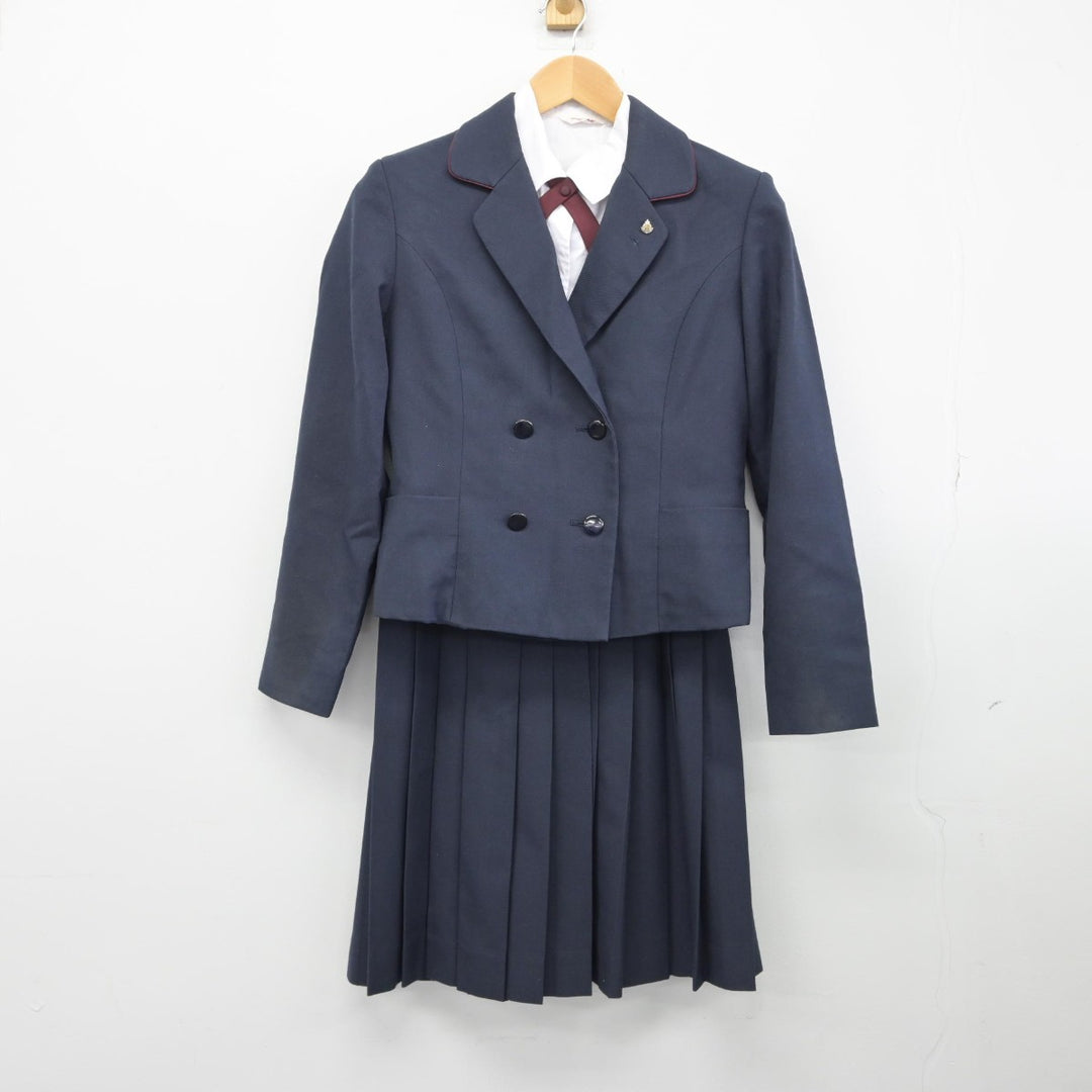 【中古】熊本県 熊本商業高等学校 女子制服 4点（ブレザー・シャツ・スカート）sf033217 | 中古制服通販パレイド