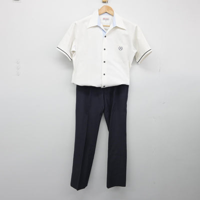 【中古】福岡県 杉森高等学校/旧モデル 男子制服 2点（シャツ・ズボン）sf033243