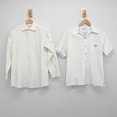 【中古】福岡県 杉森高等学校/旧モデル 男子制服 2点（シャツ・シャツ）sf033244