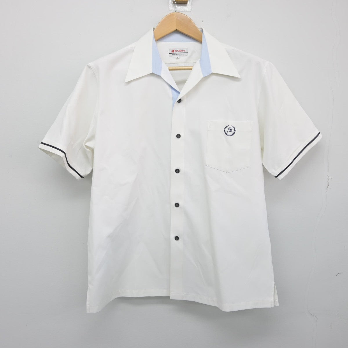 【中古】福岡県 杉森高等学校/旧モデル 男子制服 2点（シャツ・シャツ）sf033244